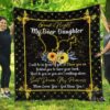 Quilt  Daughter Mom  Sweet Dream My Princess  Love Mom  Quilt